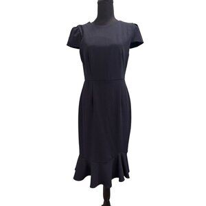 Betsey Johnson's Navy Blue trumpet sheath dress Size 8